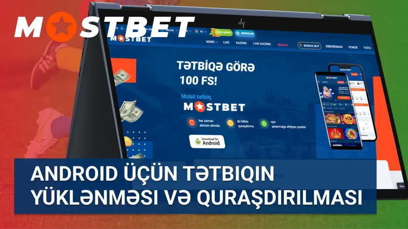 MostBet Android tətbiqinin yüklənməsi və quraşdırılması ekran görüntüsü