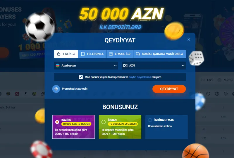 MostBet-də qeydiyyatdan keçin
