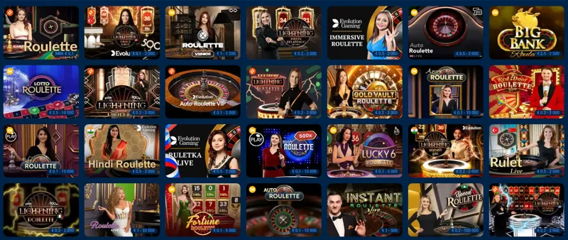 MostBet Live Casino-da Rulet Oyunu Seçimləri